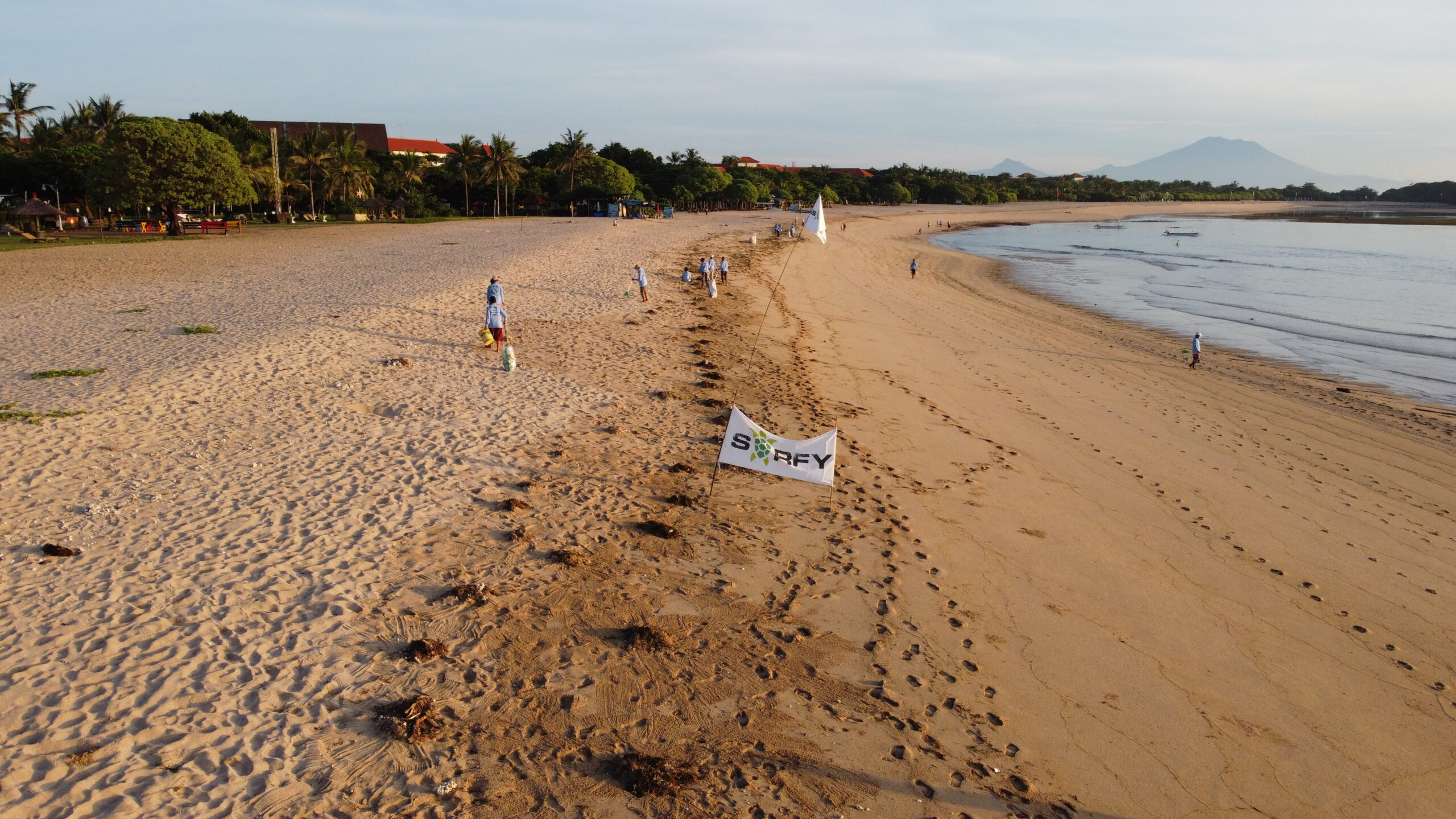 Cleaning Mengiat Beach